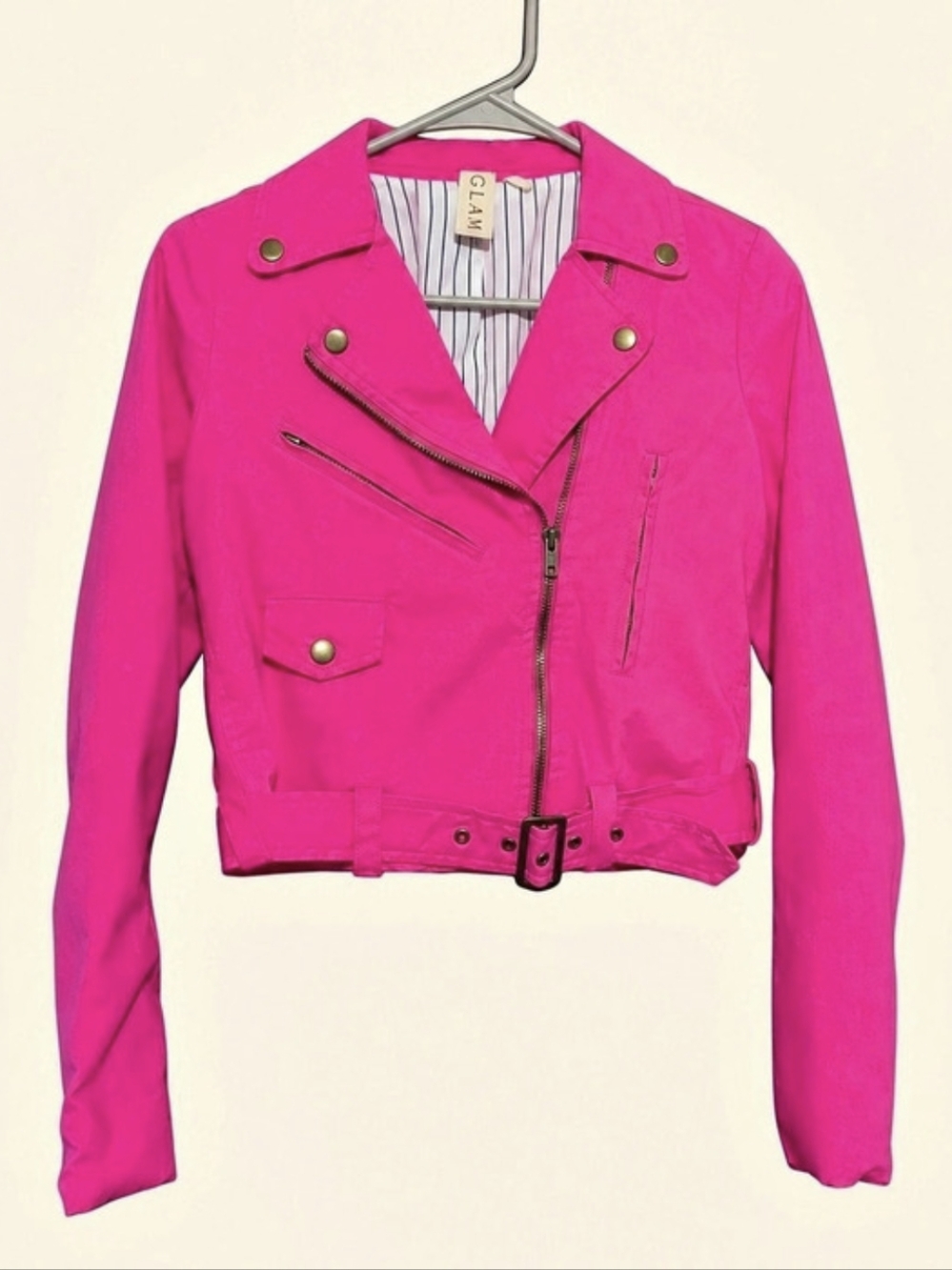 Anthropologie Dolan Pink Moto Jacket Size XS
